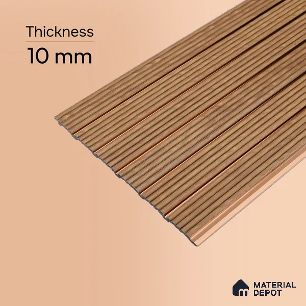 Wooden Look PN 07392 8 ft x 9.6 inch PVC Panel - 10 mm | Suitable for Living Room, Bedroom & Office | Width is Subjected to 5% Variation