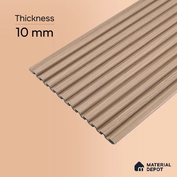 Wooden Look PN 07396 8 ft x 9.6 inch PVC Panel - 10 mm | Suitable for Living Room, Bedroom & Office | Width is Subjected to 5% Variation