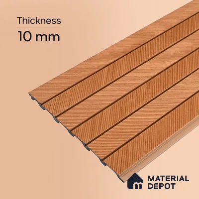 Wooden Look PN 07398 8 ft x 9.6 inch PVC Panel - 10 mm | Suitable for Living Room, Bedroom & Office | Width is Subjected to 5% Variation