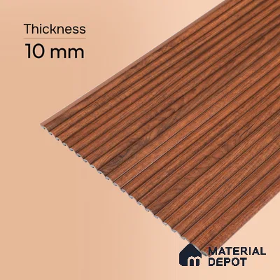 Wooden Look PN 07406 8 ft x 12 inch PVC Panel - 10 mm | Suitable for Living Room, Bedroom & Office | Width is Subjected to 5% Variation