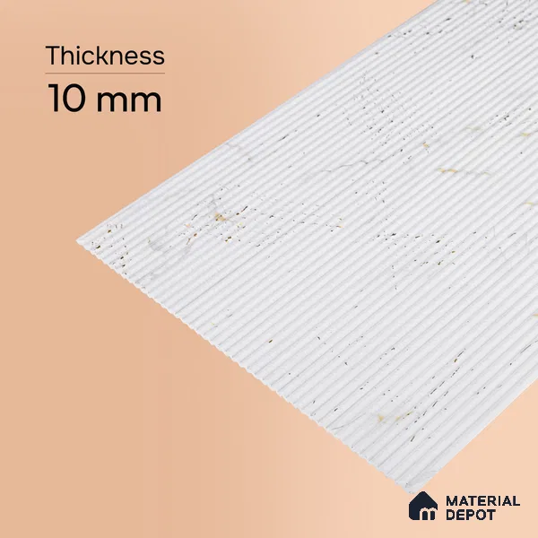 Wooden Look PN 07410 8 ft x 12 inch PVC Panel - 10 mm | Suitable for Living Room, Bedroom & Office | Width is Subjected to 5% Variation