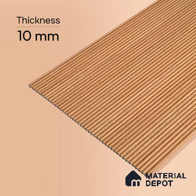 Wooden Look PN 07411 8 ft x 12 inch PVC Panel - 10 mm | Suitable for Living Room, Bedroom & Office | Width is Subjected to 5% Variation