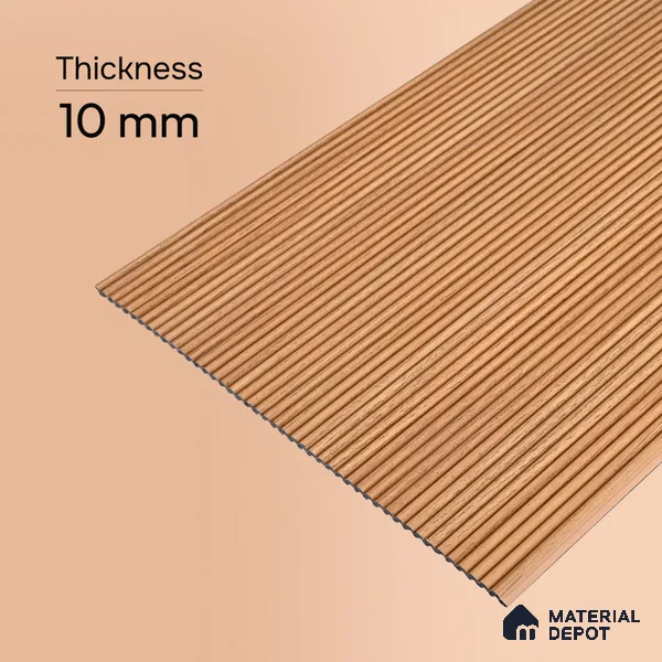 Wooden Look PN 07411 8 ft x 12 inch PVC Panel - 10 mm | Suitable for Living Room, Bedroom & Office | Width is Subjected to 5% Variation