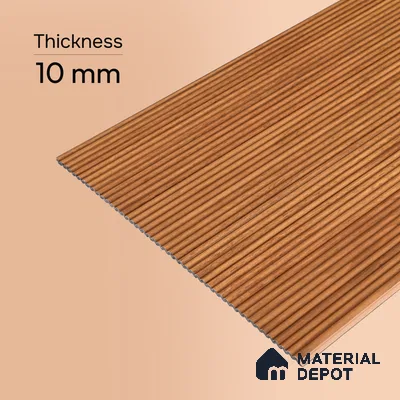 Wooden Look PN 07412 8 ft x 12 inch PVC Panel - 10 mm | Suitable for Living Room, Bedroom & Office | Width is Subjected to 5% Variation