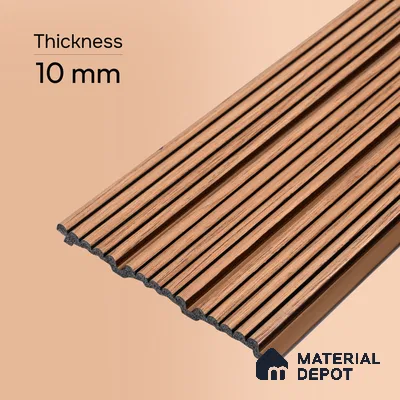 Wooden Look PN 07449 8 ft x 4.8 inch PVC Panel - 10 mm | Suitable for Living Room, Bedroom & Office | Width is Subjected to 5% Variation