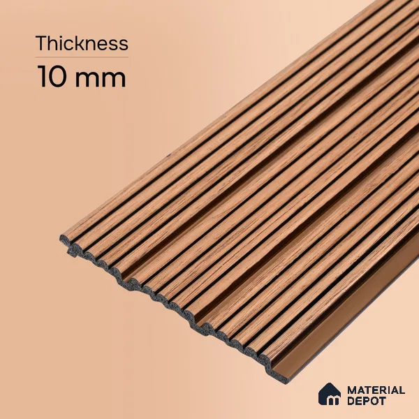 Wooden Look PN 07449 8 ft x 4.8 inch PVC Panel - 10 mm | Suitable for Living Room, Bedroom & Office | Width is Subjected to 5% Variation