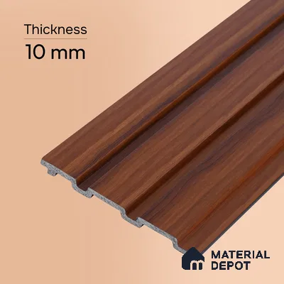 Wooden Look PN 07457 8 ft x 4.8 inch PVC Panel - 10 mm | Suitable for Living Room, Bedroom & Office | Width is Subjected to 5% Variation