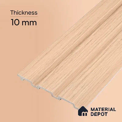 Wooden Look PN 07458 8 ft x 4.8 inch PVC Panel - 10 mm | Suitable for Living Room, Bedroom & Office | Width is Subjected to 5% Variation