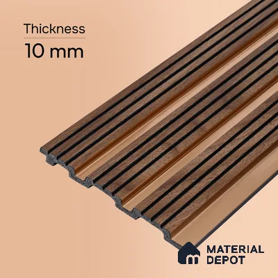 Wooden Look PN 07463 8 ft x 4.8 inch PVC Panel - 10 mm | Suitable for Living Room, Bedroom & Office | Width is Subjected to 5% Variation