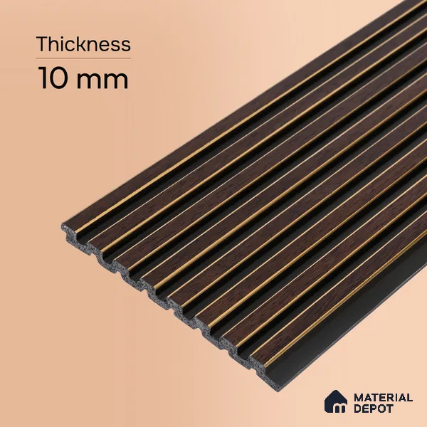 Wooden Look PN 07471 8 ft x 4.8 inch PVC Panel - 10 mm | Suitable for Living Room, Bedroom & Office | Width is Subjected to 5% Variation