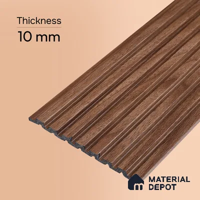 Wooden Look PN 07476 8 ft x 4.8 inch PVC Panel - 10 mm | Suitable for Living Room, Bedroom & Office | Width is Subjected to 5% Variation
