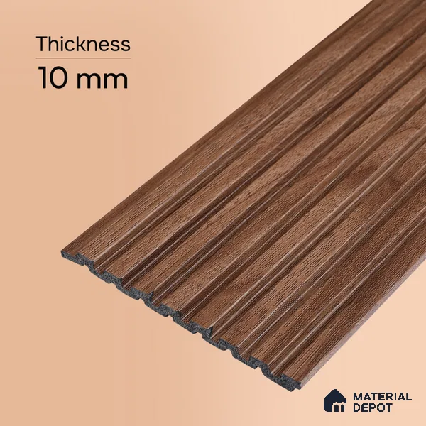 Wooden Look PN 07476 8 ft x 4.8 inch PVC Panel - 10 mm | Suitable for Living Room, Bedroom & Office | Width is Subjected to 5% Variation