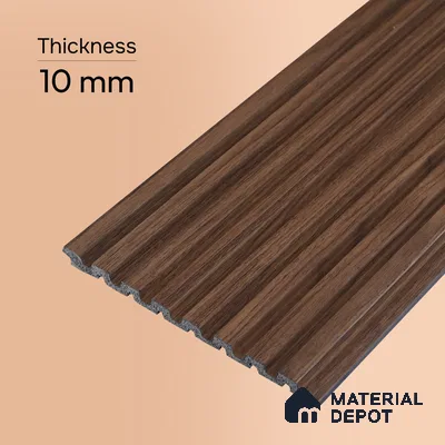 Wooden Look PN 07488 8 ft x 4.8 inch PVC Panel - 10 mm | Suitable for Living Room, Bedroom & Office | Width is Subjected to 5% Variation