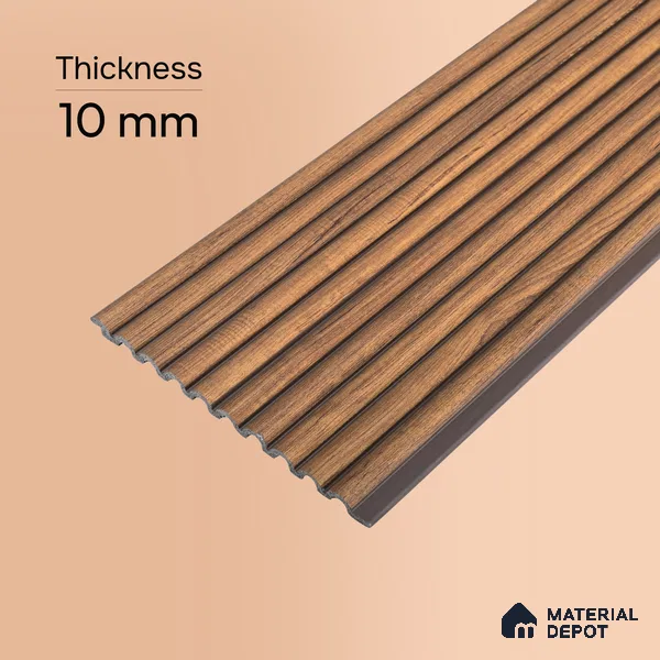 Wooden Look PN 07497 8 ft x 6 inch PVC Panel - 10 mm | Suitable for Living Room, Bedroom & Office | Width is Subjected to 5% Variation