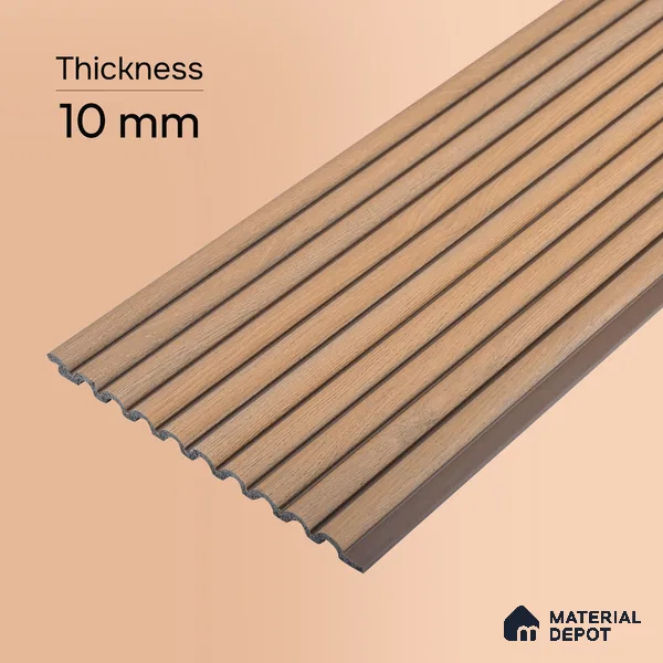 Wooden Look PN 07498 8 ft x 6 inch PVC Panel - 10 mm | Suitable for Living Room, Bedroom & Office | Width is Subjected to 5% Variation