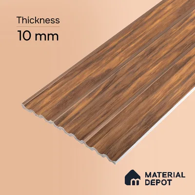 Wooden Look PN 07504 8 ft x 6 inch PVC Panel - 10 mm | Suitable for Living Room, Bedroom & Office | Width is Subjected to 5% Variation
