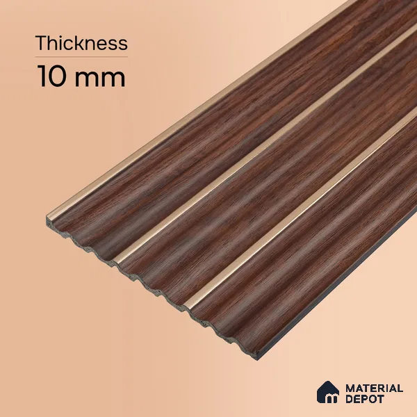 Wooden Look PN 07505 8 ft x 6 inch PVC Panel - 10 mm | Suitable for Living Room, Bedroom & Office | Width is Subjected to 5% Variation