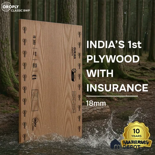Oroply PL 00053 7 x 4 ft Classic BWP Grade | IS 303 BWP Certified Plywood - 18 mm | Warranty - 10 Years