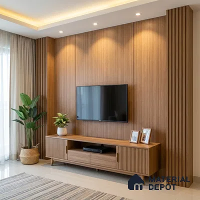 Wooden Look LM 20139 8 ft x 4 ft Texture Finish Decorative Laminate - 1 mm | Suitable for TV Unit, Wardrobe, Kitchen Cabinets