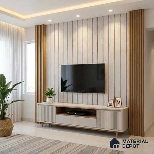 Patterned Look LM 20217 8 ft x 4 ft Super Matte Finish Decorative Laminate - 1 mm | Suitable for Bedroom, TV Unit, Wardrobe