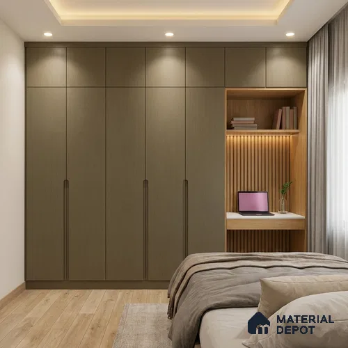 Wooden Look LM 20093 8 ft x 4 ft Texture Finish Decorative Laminate - 1 mm | Suitable for TV Unit, Wardrobe, Kitchen Cabinets