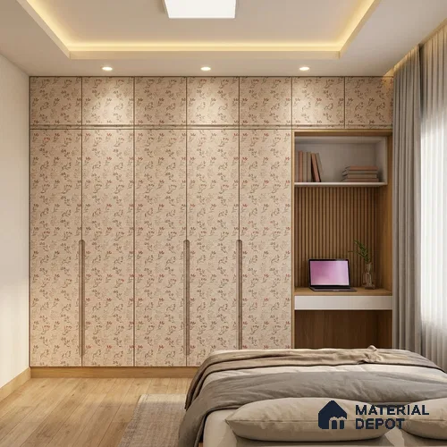 Patterned Look LM 20098 8 ft x 4 ft Texture Finish Decorative Laminate - 1 mm | Suitable for Bedroom, TV Unit, Wardrobe