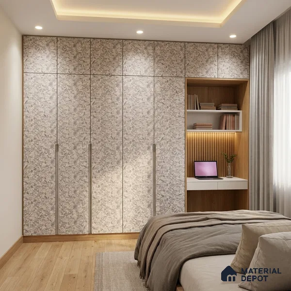 Patterned Look LM 20099 8 ft x 4 ft Texture Finish Decorative Laminate - 1 mm | Suitable for Bedroom, TV Unit, Wardrobe