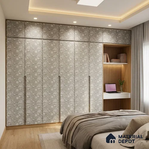 Patterned Look LM 20106 8 ft x 4 ft Texture Finish Decorative Laminate - 1 mm | Suitable for Bedroom, TV Unit, Wardrobe
