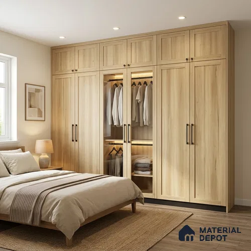 Marble Look LM 20129 8 ft x 4 ft Texture Finish Decorative Laminate - 1 mm | Suitable for TV Unit, Wardrobe, Kitchen Cabinets