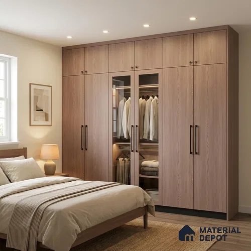 Wooden Look LM 20136 8 ft x 4 ft Texture Finish Decorative Laminate - 1 mm | Suitable for TV Unit, Wardrobe, Kitchen Cabinets