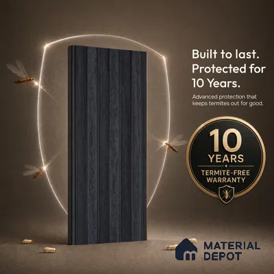 Graphite Black Marble Look PN 06891 9.2 ft x 6.1 inch Charcoal Panel - 16 mm | Suitable for Living Room, Bedroom & TV Cabinet | Width is Subjected to 5% Variation