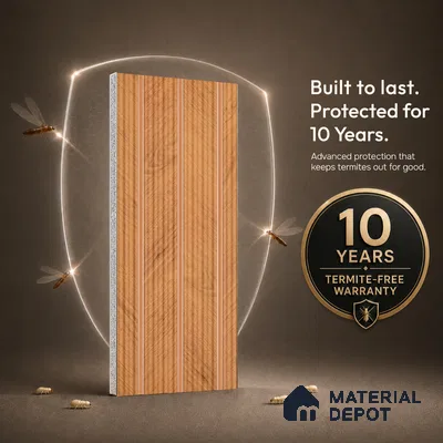 Wooden Look PN 07391 8 ft x 9.6 inch PVC Panel - 10 mm | Suitable for Living Room, Bedroom & Office | Width is Subjected to 5% Variation