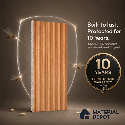 Wooden Look PN 07412 8 ft x 12 inch PVC Panel - 10 mm | Suitable for Living Room, Bedroom & Office | Width is Subjected to 5% Variation