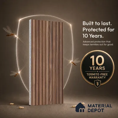 Wooden Look PN 07499 8 ft x 6 inch PVC Panel - 10 mm | Suitable for Living Room, Bedroom & Office | Width is Subjected to 5% Variation