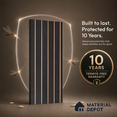 Wenge Brown Patterned Look PN 07044 9.5 ft x 7.8 inch Charcoal Panel - 6 mm | Suitable for Feature Wall, TV Unit & Living Room | Width is Subjected to 5% Variation