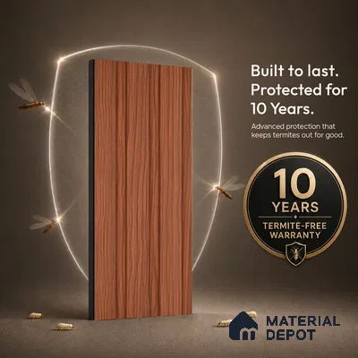 Wooden Look PN 07058 9.5 ft x 4.6 inch Charcoal Panel - 8 mm | Suitable for Feature Wall, TV Unit & Living Room | Width is Subjected to 5% Variation