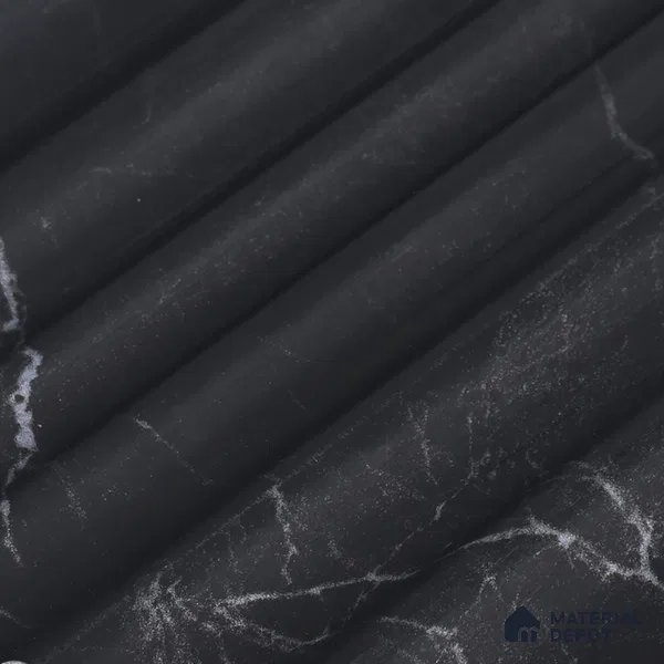 Black Marble Louver PN 00525 9.5 ft x 4.8 inch Charcoal Panel - 12 mm | Suitable for Feature Wall, TV Unit & Living Room | Width is Subjected to 5% Variation