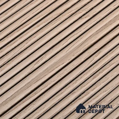 Brown Wooden Louver PN 00532 8 ft x 6.2 inch Charcoal Panel - 6 mm | Suitable for Feature Wall, TV Unit & Living Room | Width is Subjected to 5% Variation