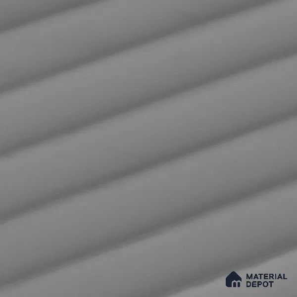 Grey Plain Colour Louver PN 00626 8 ft x 4 inch Charcoal Panel - 11 mm | Suitable for Feature Wall, TV Unit & Living Room | Width is Subjected to 5% Variation