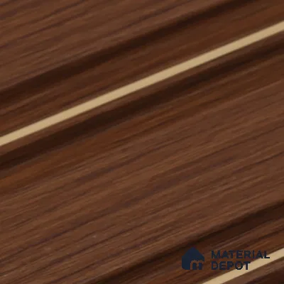 Wooden Look PN 00671 9.5 ft x 4.8 inch Charcoal Panel - 11 mm | Suitable for Feature Wall, TV Unit & Living Room | Width is Subjected to 5% Variation