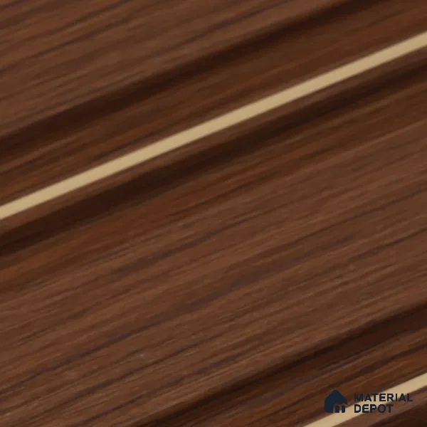 Wooden Look PN 00671 9.5 ft x 4.8 inch Charcoal Panel - 11 mm | Suitable for Feature Wall, TV Unit & Living Room | Width is Subjected to 5% Variation