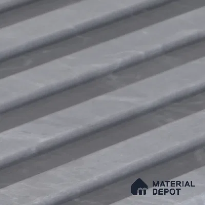 Cloud Grey Stone Look PN 03049 8 ft x 4.8 inch Charcoal Panel -  mm | Suitable for Feature Wall, TV Unit & Living Room | Width is Subjected to 5% Variation