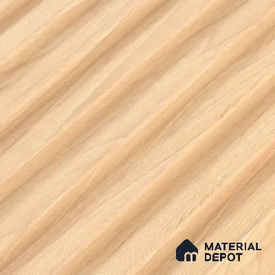 Brown Wooden Louver PN 03398 9.5 ft x 4.8 inch Charcoal Panel - 11 mm | Suitable for Feature Wall, TV Unit & Living Room | Width is Subjected to 5% Variation