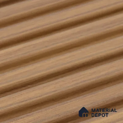 Wooden Look PN 03422 8 ft x 4.8 inch Charcoal Panel - 11 mm | Suitable for Feature Wall, TV Unit & Living Room | Width is Subjected to 5% Variation