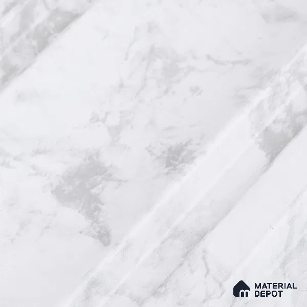 Dove Grey Marble Look PN 03555 9.5 ft x 4.7 inch Charcoal Panel - 12 mm | Suitable for Feature Wall, TV Unit & Living Room | Width is Subjected to 5% Variation