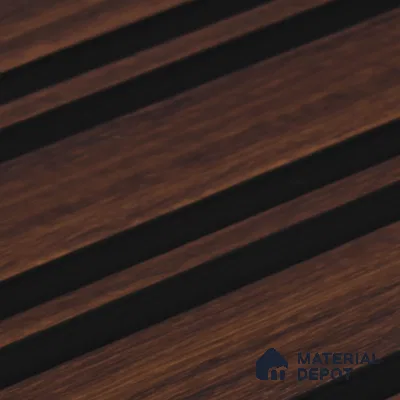 Wooden Look PN 05551 8 ft x 6 inch Charcoal Panel - 7 mm | Suitable for Feature Wall, TV Unit & Living Room | Width is Subjected to 5% Variation