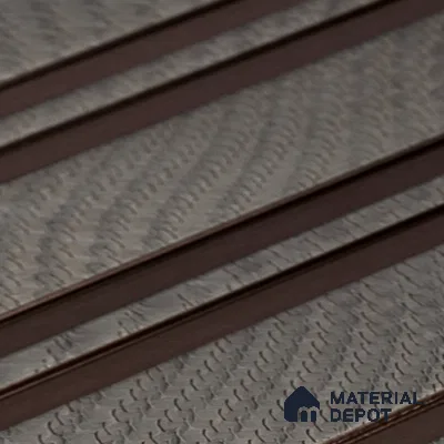 Pebble Grey Fabric Look PN 05552 8 ft x 6 inch Charcoal Panel - 7 mm | Suitable for Feature Wall, TV Unit & Living Room | Width is Subjected to 5% Variation