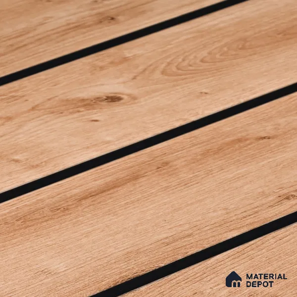Wooden Look PN 05555 9.5 ft x 12 inch Charcoal Panel - 6 mm | Suitable for Feature Wall, TV Unit & Living Room | Width is Subjected to 5% Variation