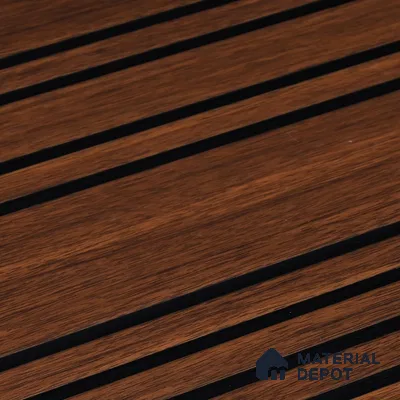 Wooden Look PN 05559 9.5 ft x 12 inch Charcoal Panel - 6 mm | Suitable for Feature Wall, TV Unit & Living Room | Width is Subjected to 5% Variation