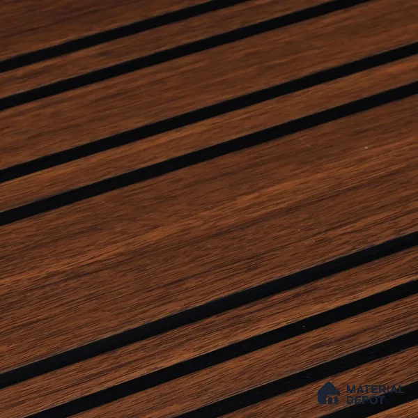 Wooden Look PN 05559 9.5 ft x 12 inch Charcoal Panel - 6 mm | Suitable for Feature Wall, TV Unit & Living Room | Width is Subjected to 5% Variation